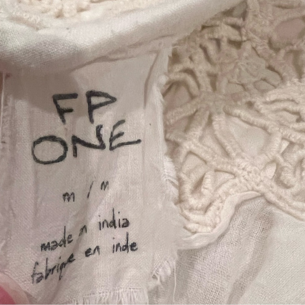 Free People White Crochet Top - Picture 3 of 3